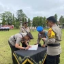 Kapolres Lampung Utara Pimpin Serah Terima Jabatan Kapolsek Abung Barat dan Pemberian Reward Kepada Personel