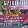 Warga Demo Gedung DPRD Kabupaten Tangerang, Tuntut Tenda Krucut di Jalan Mutiara Garuda di Bongkar Satpol PP
