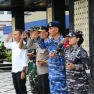 Komandan Lanal Bandung Bersama Unsur Forkopimda Lepas Keberangkatan Presiden RI Usai Laksanakan Kunker si Wilayah Jawa Barat