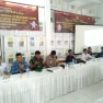 Danramil 2204/Cikidang Kapten Inf Herman Harkad Hadiri Pleno  Pemilu di PPK  Kecamatan Cikidang
