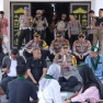 Kapolres Lampura Pimpin Pengamanan Aksi Damai PC HMI di Kantor DPRD 