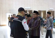 Pj. Gubernur Lampung Sambut Kedatangan Jemaah Haji Provinsi Lampung