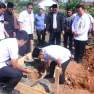 Pj Bupati Lampura Lakukan Peletakan Batu Pertama Pembangunan Masjid Al-Fath