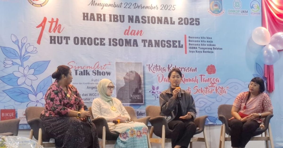 Berbagi Kisah di Preview Film Suamiku, Lukaku: Diskusi Stop KDRT di HUT ke-1 OKEOCE Isoma