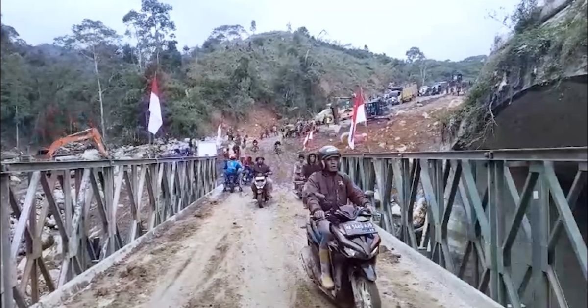BNPB: Enam Jembatan Bailey di Aceh Rampung, Pembangunan 12 Titik Lain Dipercepat