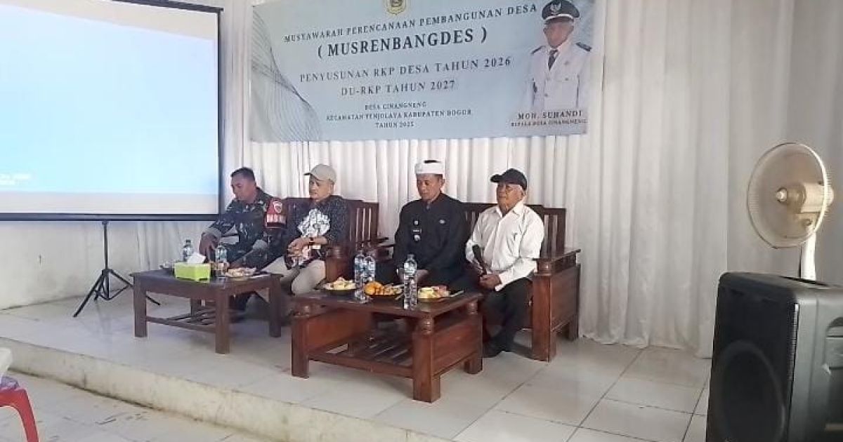 Warga Cinangneng Suarakan Aspirasi di Musrembang, Fokus Jalan Lingkungan dan Pengelolaan Sampah