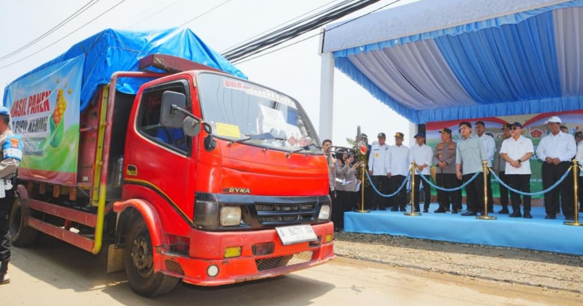 Tanam Serentak, 1.268 Ton Jagung Dilepas Polri untuk Bulog