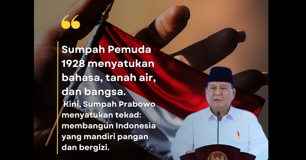 Sumpah Pemuda ke-97 Momentum Menyatukan Langkah Menuju Indonesia Emas 2045