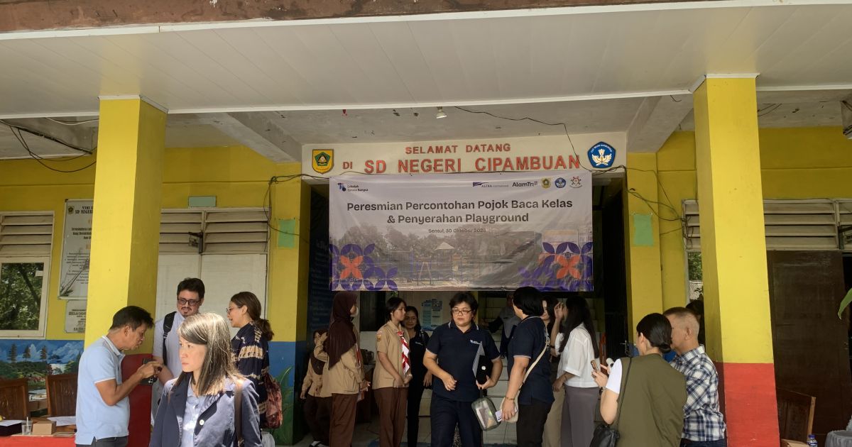 SD Negeri Cipambuan Jadi Contoh Pojok Baca dari Kayuh Literasi/Ist