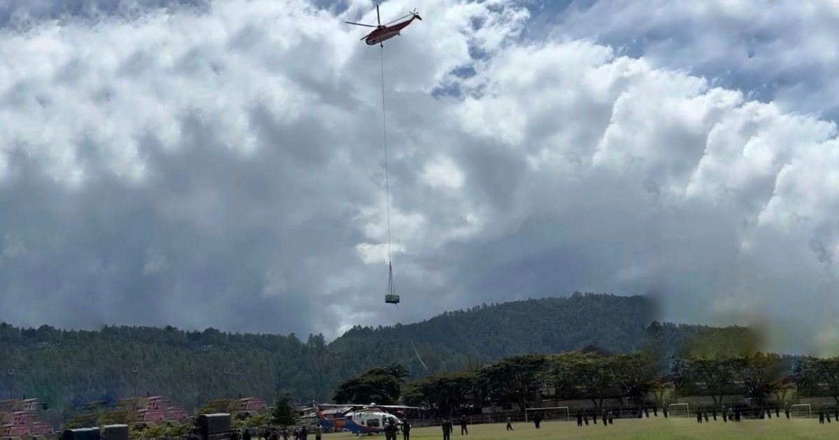 Akses Darat Lumpuh, BNPB Koordinasikan Helikopter untuk PLN Pasok Listrik Darurat RSUD Takengon