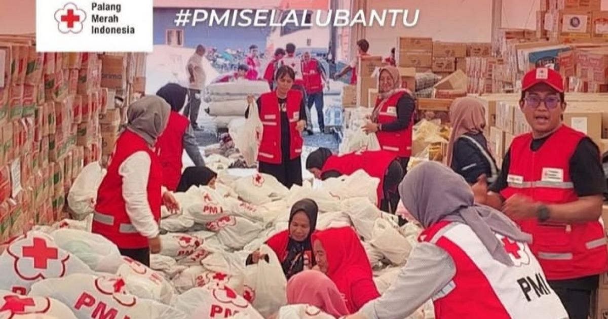 Bantuan Logistik Melimpah: Pemerintah Percepat Pembangunan Huntara Korban Bencana Jelang Lebaran 2026/Instagram PMI