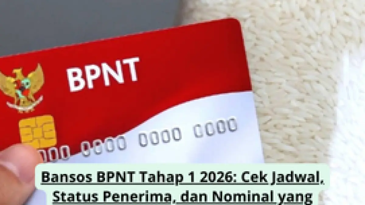 Cara Cek Penerima BPNT Tahap 1 2026: Syarat dan Jadwal Terbaru