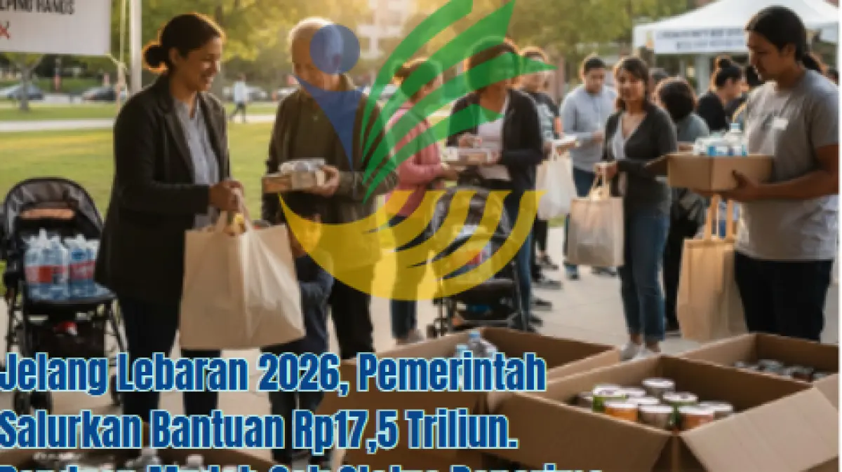 Bansos Rp17,5 Triliun Cair Jelang Lebaran 2026 demi Jaga Daya Beli Masyarakat