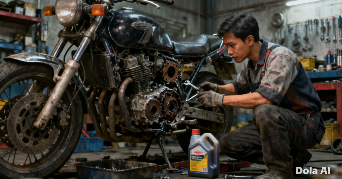Waspada! Kelalaian Sepele Saat Merawat Motor yang Berujung Kerusakan Mesin