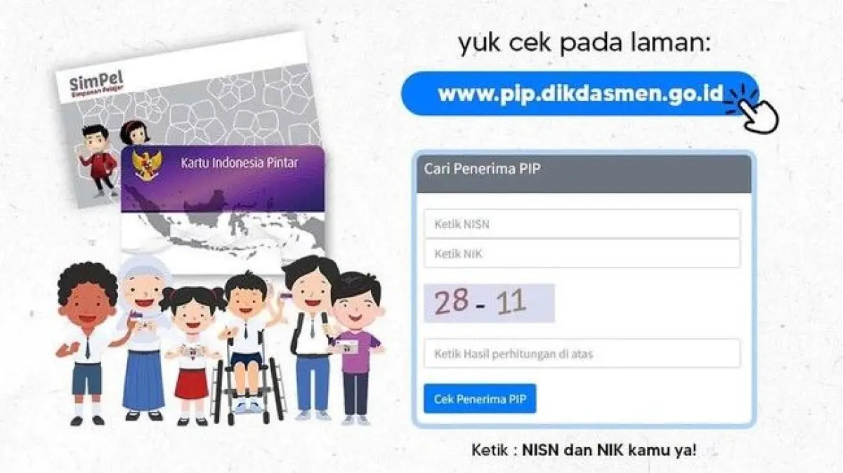 Cara Cek Penerima PIP 2025 Online, Solusi Cegah Putus Sekolah Siswa