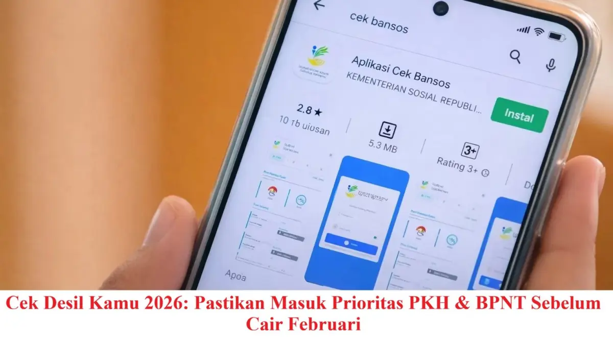 Bansos PKH dan BPNT Cair Februari 2026, Segera Cek Status Desil NIK KTP Anda