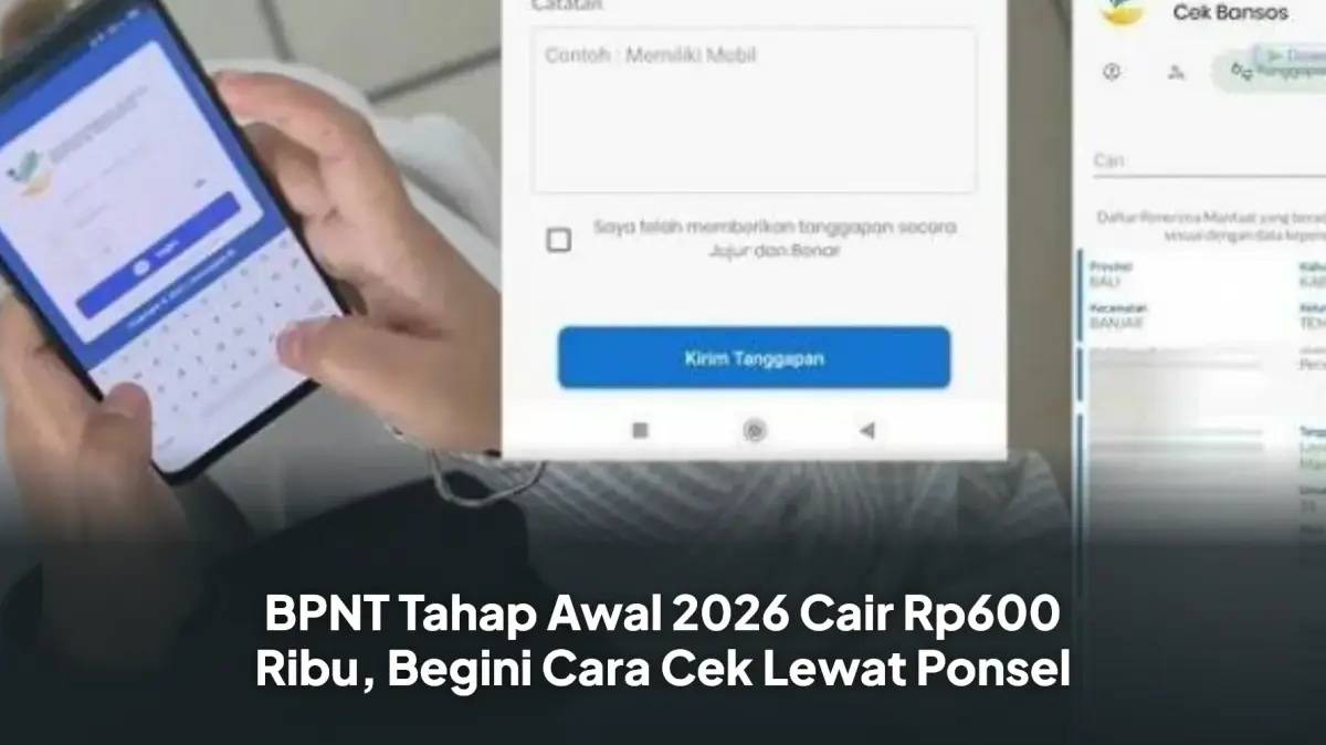 Dana Segar Rp600 Ribu Cair! Bansos BPNT 2026 Mulai Masuk Rekening KPM
