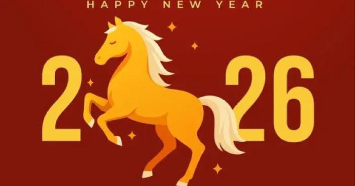 Ilustrasi Tahun Baru Imlek 2026, Tahun Kuda Api (Foto: Freepik)