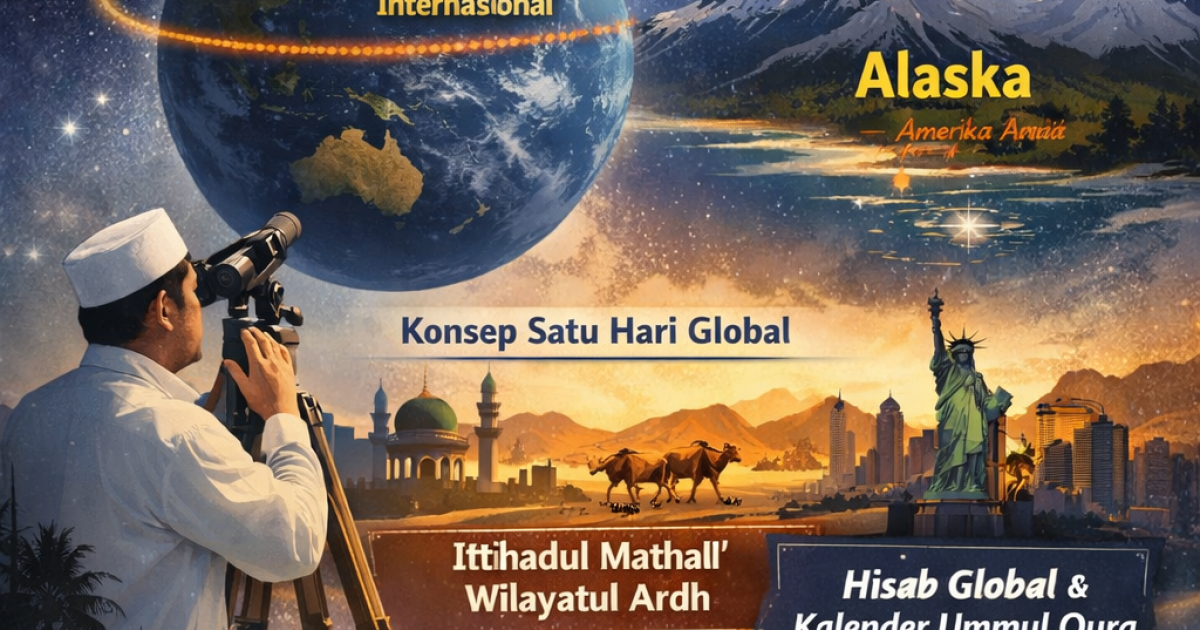 Ilustrasi: Ramadan 1447 H dan Polemik Hilal Alaska: Ini Penjelasan Ilmiah-Syar’i KHGT