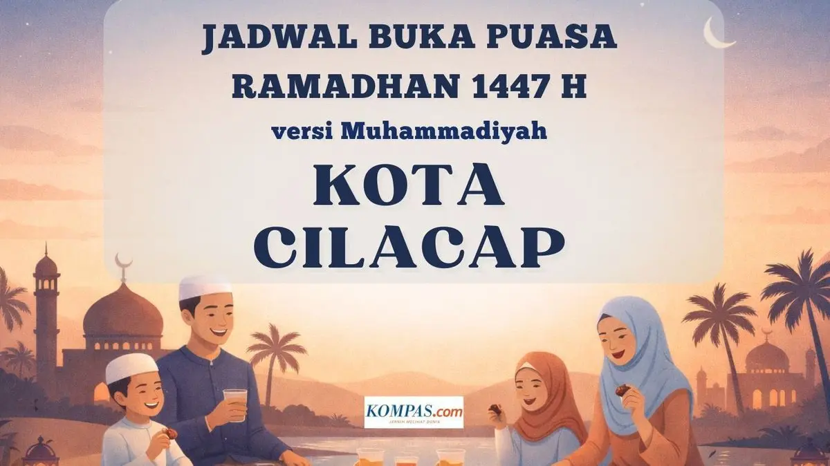 Muhammadiyah Tetapkan Awal Puasa 2026, Cek Jadwal Maghrib Wilayah Cilacap