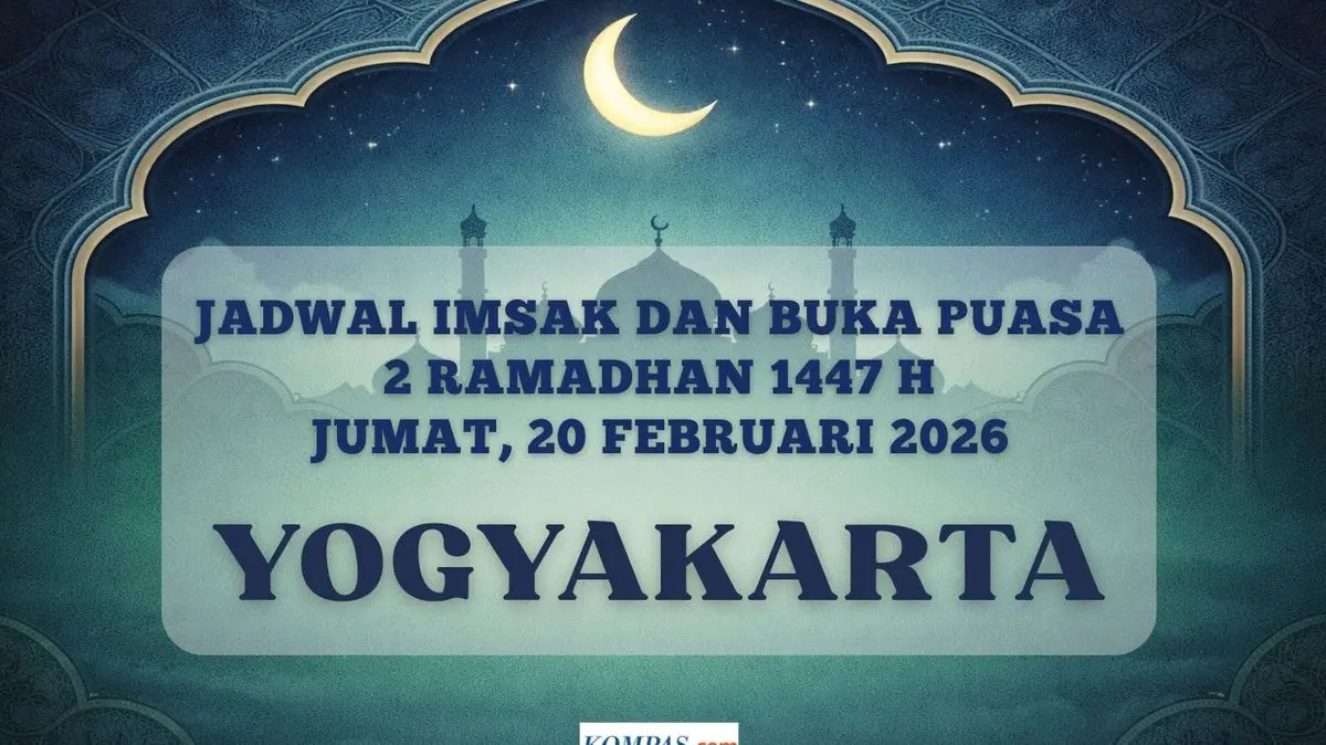 Warga Jogja Wajib Tahu, Ini Jadwal Imsakiyah dan Buka Puasa 2 Ramadhan 1447 H