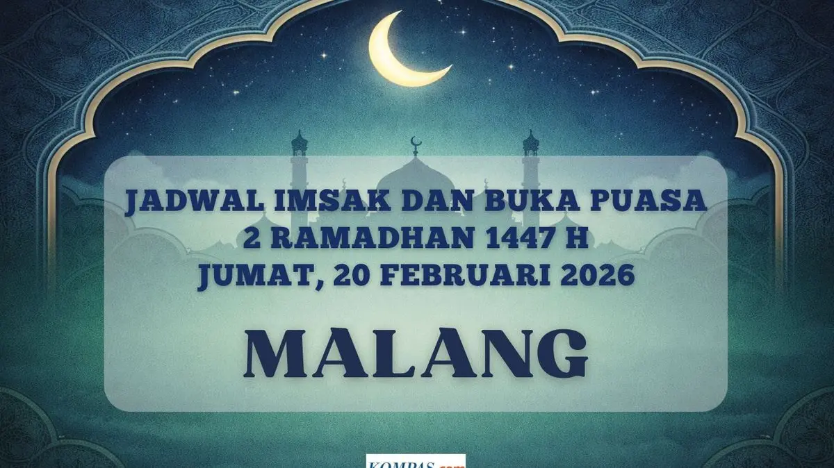 Warga Malang Wajib Tahu! Cek Jadwal Imsakiyah 2 Ramadhan 20 Februari 2026