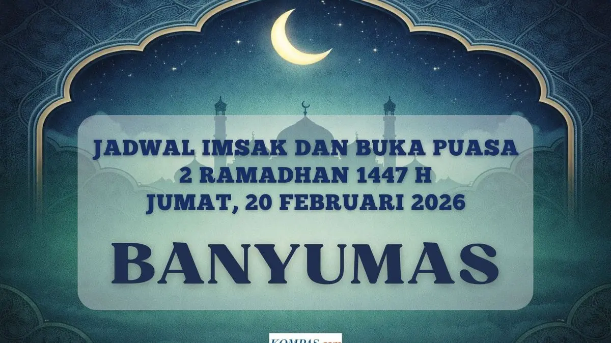 Simak Jadwal Imsakiyah Banyumas 20 Februari 2026 Agar Puasa Tetap Terjaga