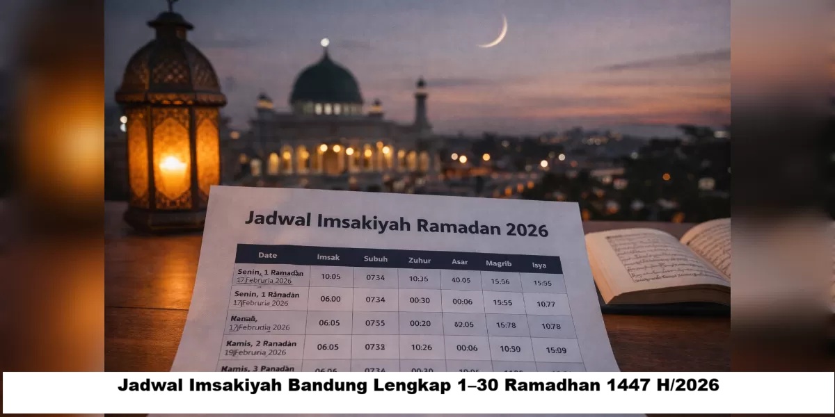 Panduan Imsakiyah Bandung 2026: Jadwal Lengkap dan Tips Sahur Tepat Waktu