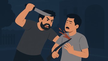 Aksi Brutal Geng Motor di Sukabumi: Remaja Pemburu Sahur Terluka Parah