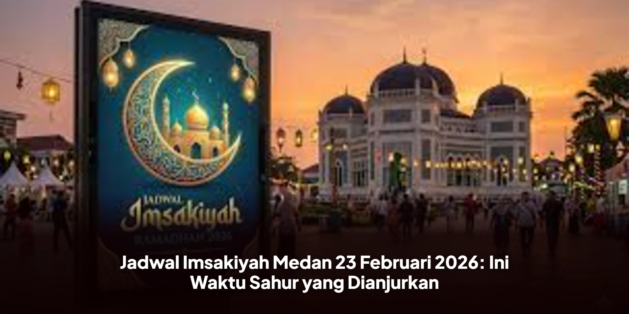 Panduan Imsakiyah Medan 23 Februari 2026: Cek Jadwal Sahur Terbaru di Sini