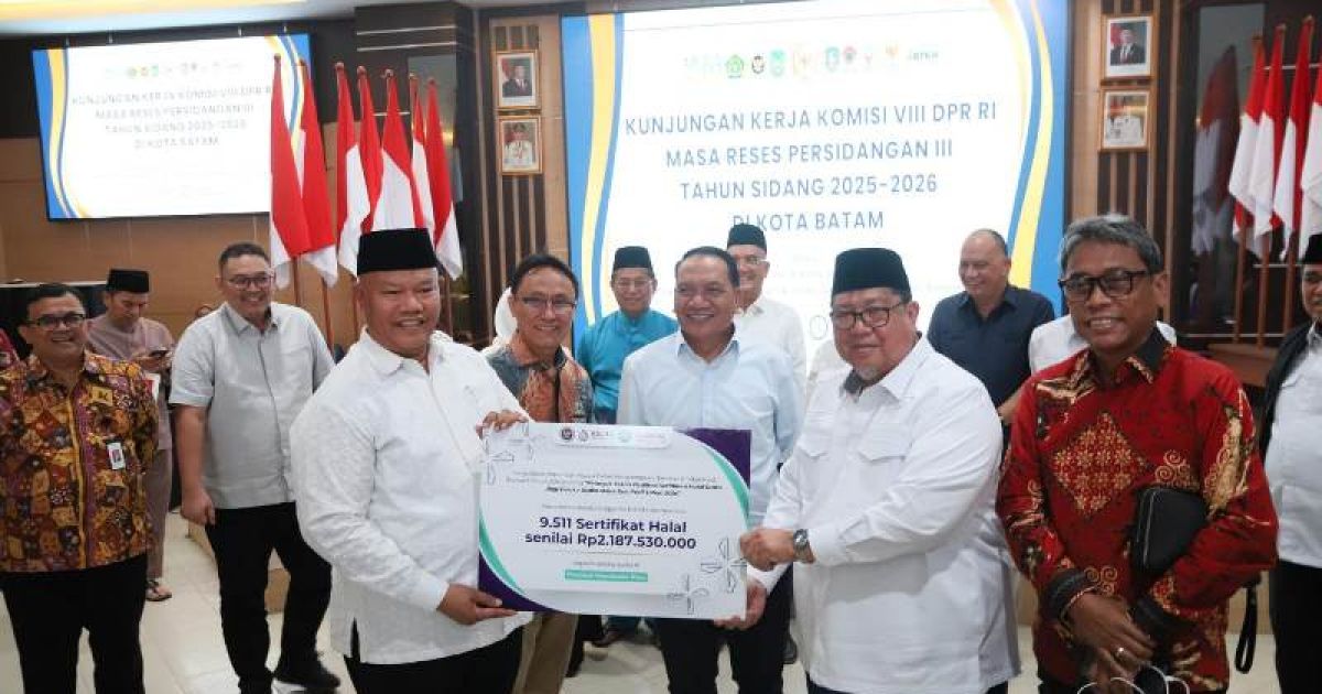 Pada 2026, sebanyak 1,35 juta sertifikat halal gratis diberikan BPJPH bagi UMK melalui program SEHATI 2026. foto: BPJPH