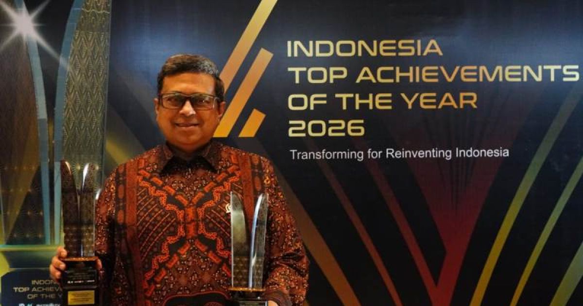 Kepala BBPJPH Babe Haikal meraih penghargaan Best Leader of Change in Public Service Transformation 2026.  foto: BPJPH