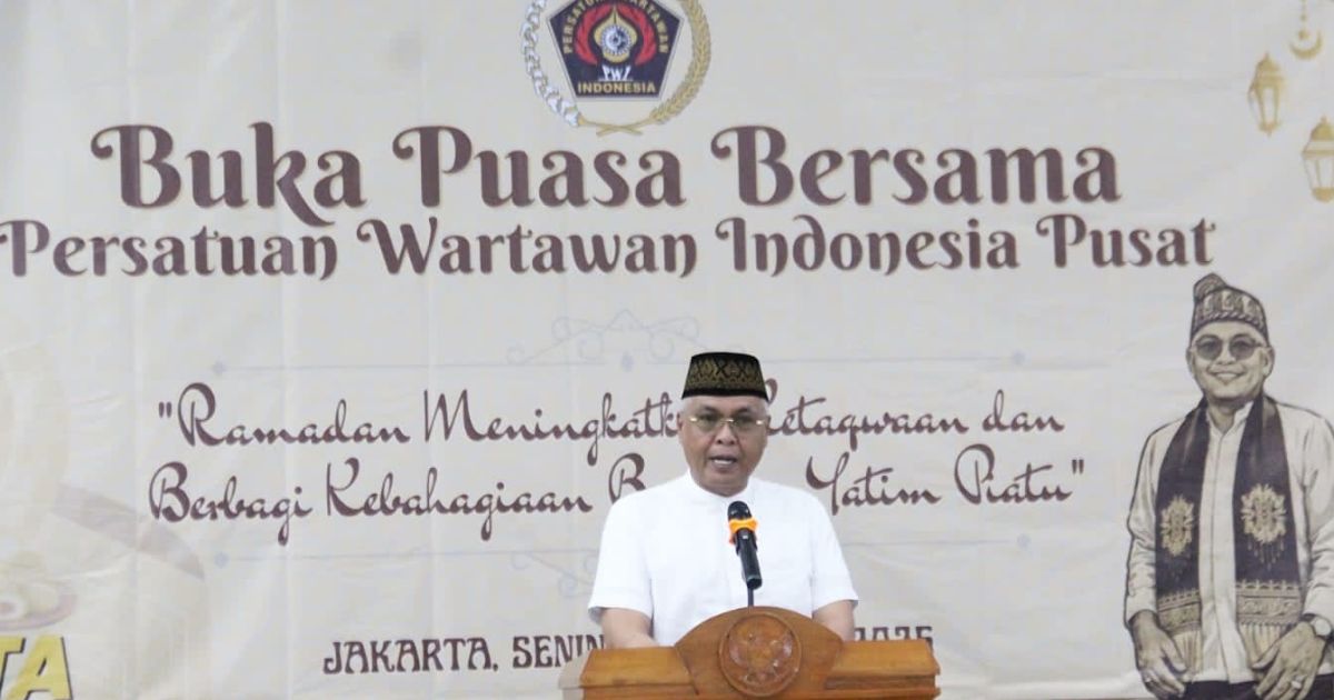 PWI Pusat Gelar Buka Puasa & Santunan Yatim, Tegaskan Peran Sosial Organisasi Pers