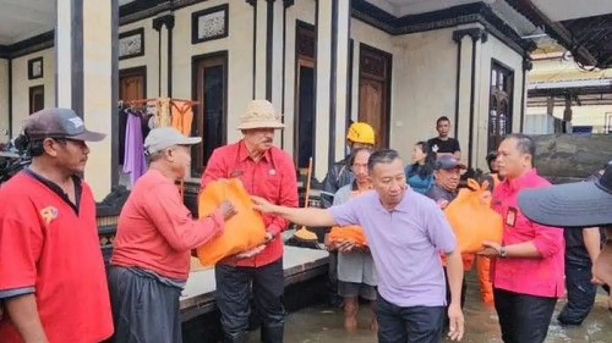 Krisis Drainase Picu Banjir di Kediri Tabanan, Puluhan Warga Terpaksa Mengungsi