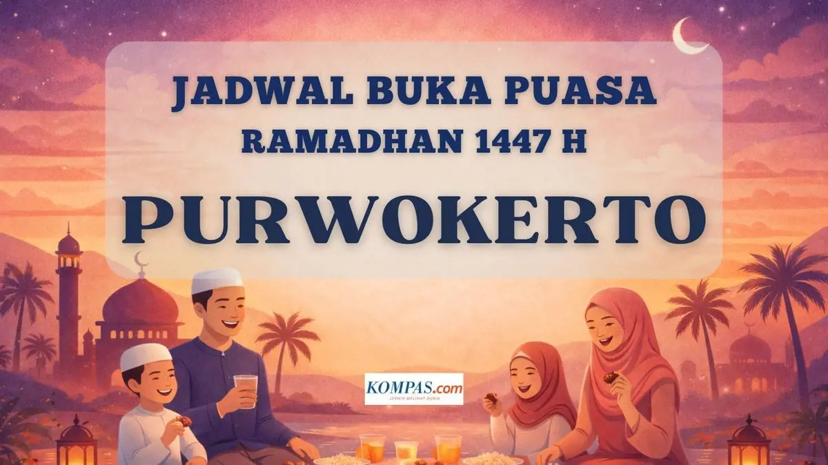 Waktu Maghrib Purwokerto Hari Ini 25 Februari 2026 dan Doa Berbuka Puasa