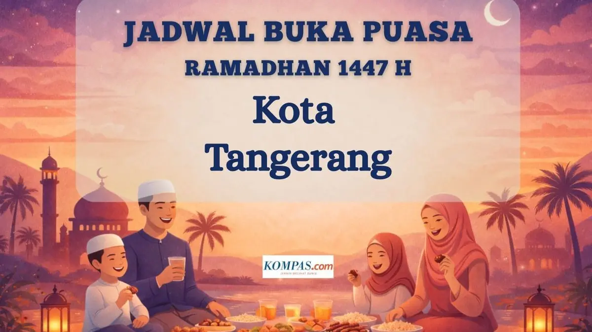 Catat! Jadwal Maghrib Kota Tangerang 25 Februari 2026 & Rekomendasi Tempat Hits