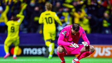 Man City ketika dikalahkan Bodø/Glimt di fase liga. Foto: via REUTERS/Fredrik Varfjell/NTB via REUTERS