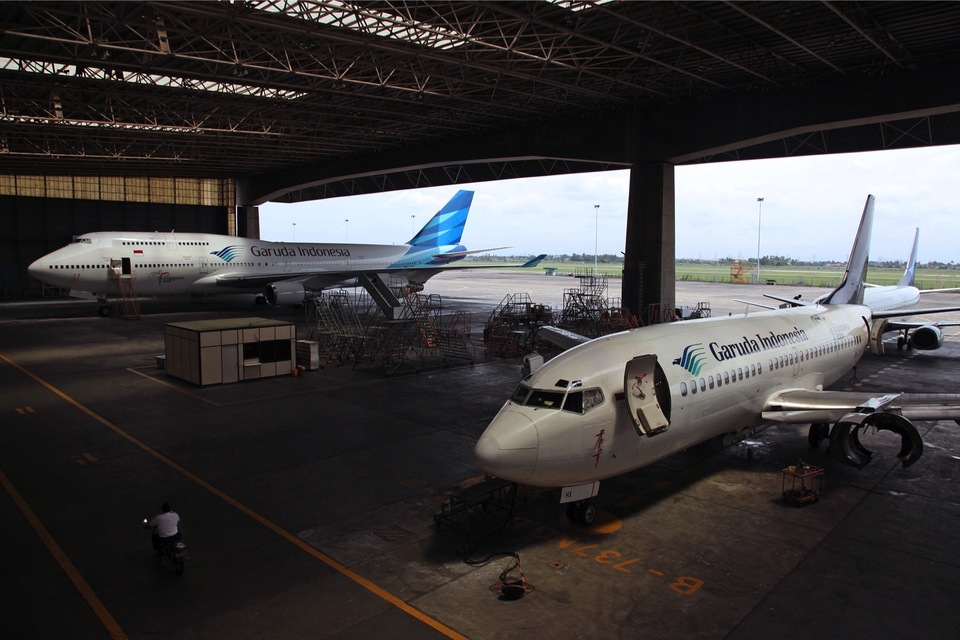 Ilustrasi Garuda Indonesia (Jakarta Globe)