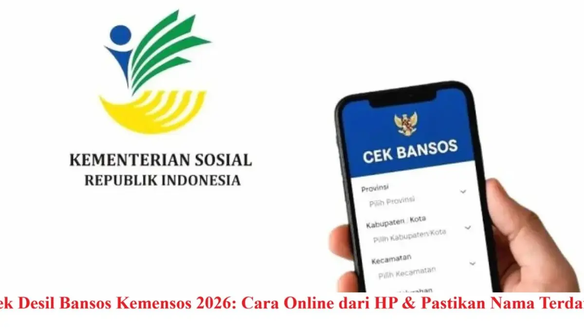 Intip Status Penerima Bansos 2026: Cara Mudah Cek Desil Ekonomi Lewat HP
