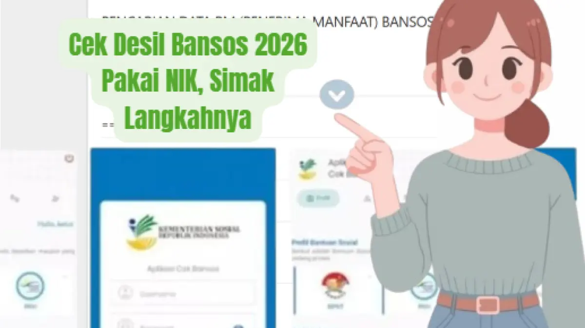 Cek Kesejahteraan Keluarga Penerima Bansos 2026 Lewat NIK
