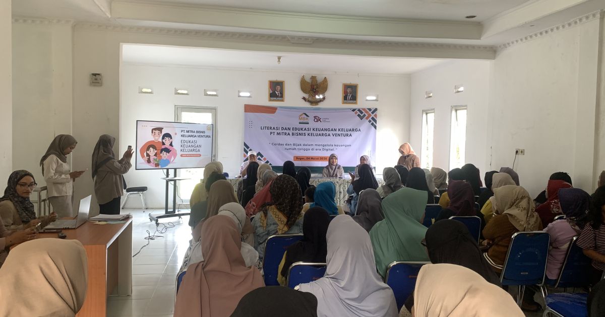 PT Mitra Bisnis Keluarga Ventura Adakan Literasi dan Edukasi Keuangan Keluarga di Ciherang