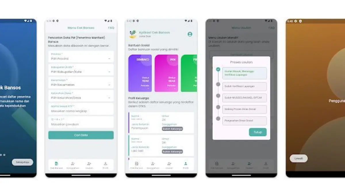 Transparansi Bantuan Sosial: Kemensos Luncurkan Aplikasi Cek Status Penerima Mandiri