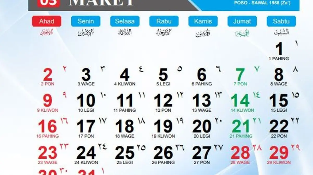 Tanggal Merah Maret 2026: Jadwal Libur Nasional, Nyepi, dan Lebaran
