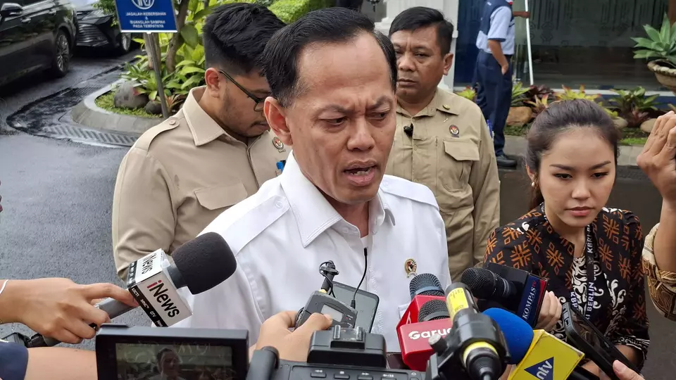 Kepala Badan Pengendalian Pembangunan dan Investigasi Khusus (Bappisus) Aries Marsudiyanto di Istana Kepresidenan, Jakarta, Selasa 10 Maret 2026. (Beritasatu.com/Celvin Moniaga Sipahutar)