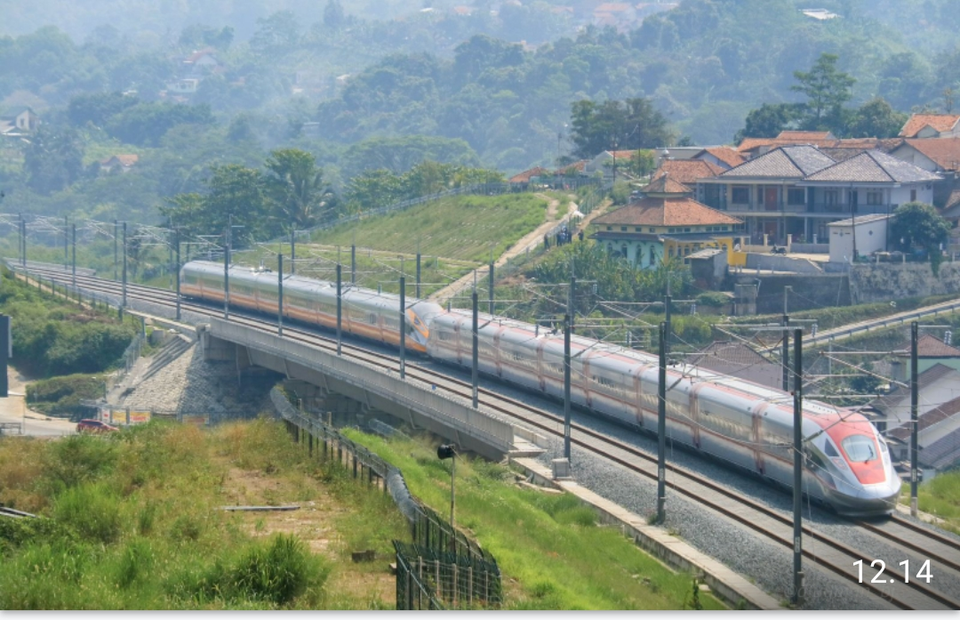 Kereta cepat Whoosh. (Beritasatu.com/KCIC)