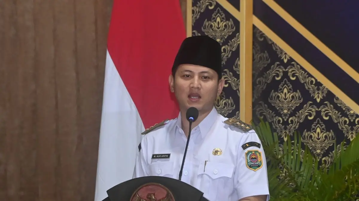 Bupati Trenggalek Mochamad Nur Arifin menyampaikan usulan skema tahun jamak dalam Musrenbang RKPD Kabupaten Trenggalek 2027 di Pendopo Manggala Praja Nugraha, Rabu (11/3/2026).