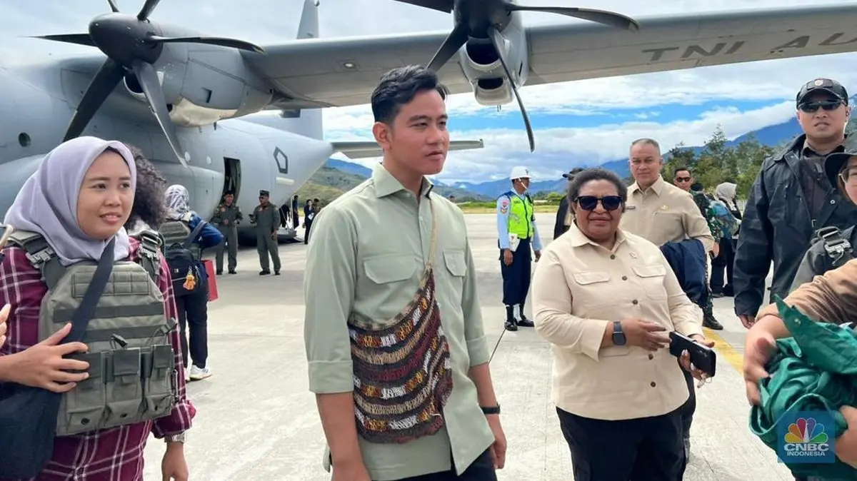 Foto: Wakil Presiden Gibran Rakabuming. (CNBC Indonesia/Halimatus Sa’diyah)