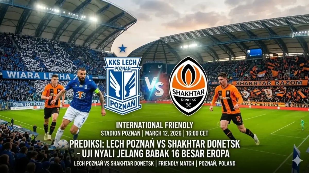 Shakhtar Donetsk Kantongi Keunggulan Tipis Jelang Tandang Kontra Lech Poznan di Babak 16 Besar Liga Konferensi