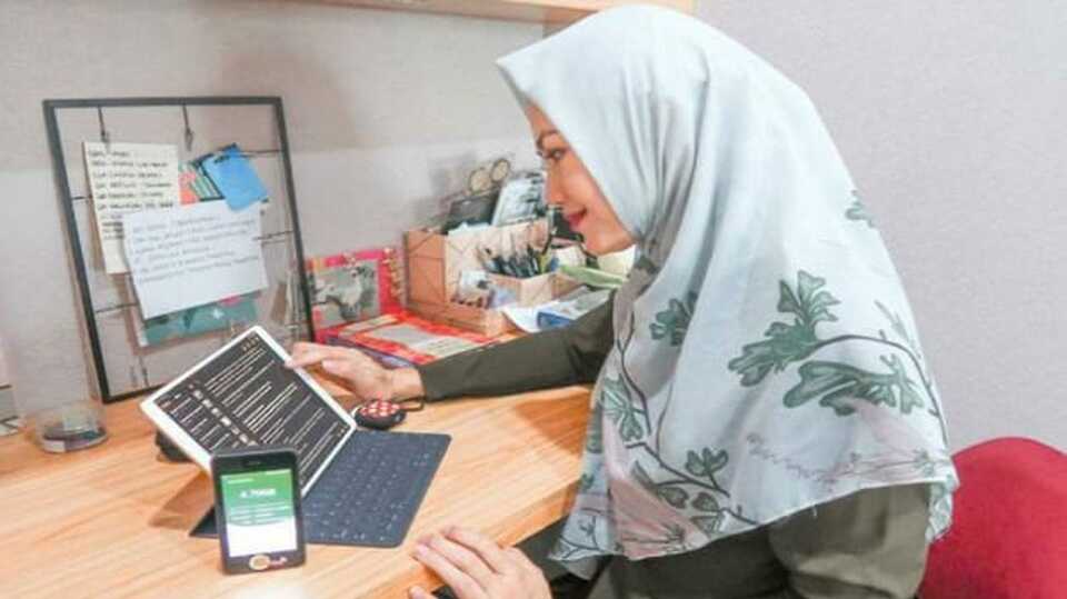 Ilustrasi work from home (WFH).  (Istimewa)