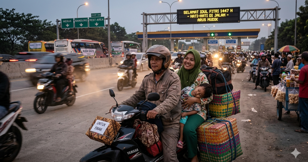 Ilustrasi Mudik Lebaran
